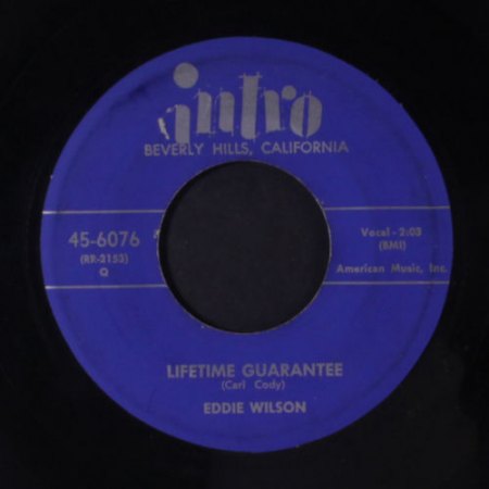 EDDIE WILSON (Intro Records & more)