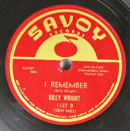 BILLY WRIGHT