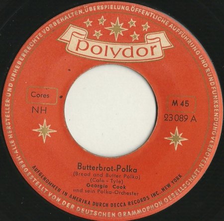 DECCA auf POLYDOR statt auf BRUNSWICK