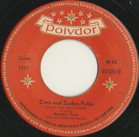 DECCA auf POLYDOR statt auf BRUNSWICK