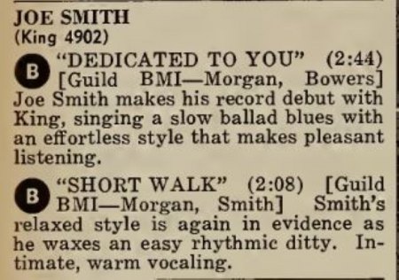 SONNY KNIGHT - einmal wieder Doo Wop