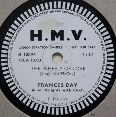 FRANCES DAY (GALE WARNING)