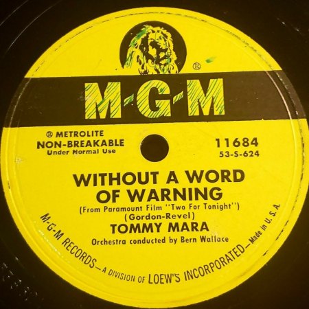 TOMMY MARA