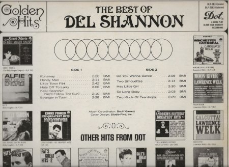 DEL SHANNON  -  Seine LPs