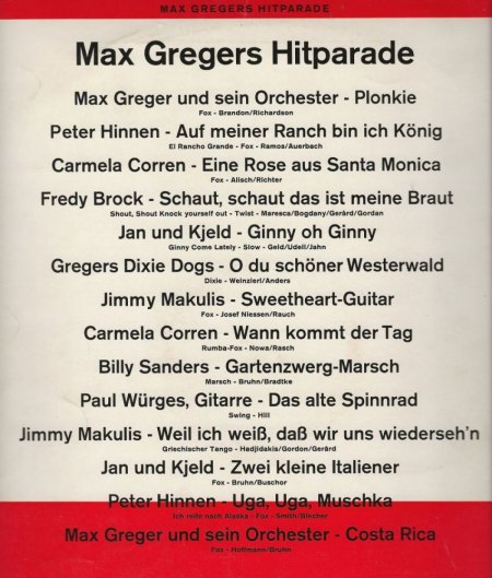MAX GREGER Instrumentals