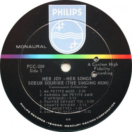 SOEUR SOURIRE/ZUSTER GLIMLACH