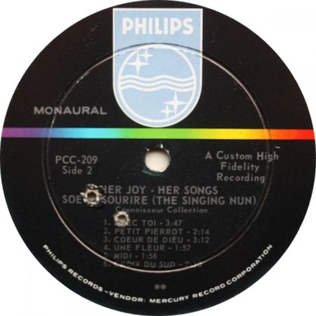 SOEUR SOURIRE/ZUSTER GLIMLACH