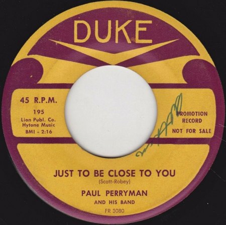 PAUL PERRYMAN
