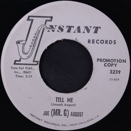 JOE 'Mr Google Eyes' AUGUST