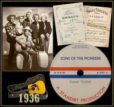 SONS OF THE PIONEERS - SWEET VIOLETS