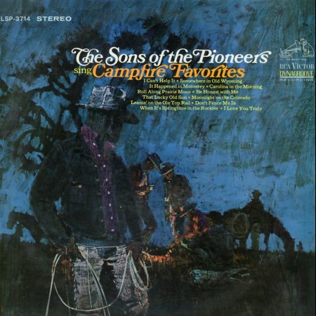 SONS OF THE PIONEERS RCA VICTOR LP LSP-3714