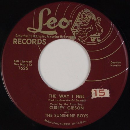 CURLY GIBSON - "The Hillbilly Hop"