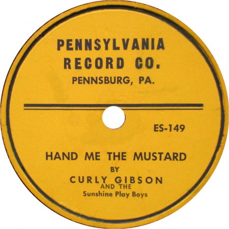 CURLY GIBSON - "The Hillbilly Hop"