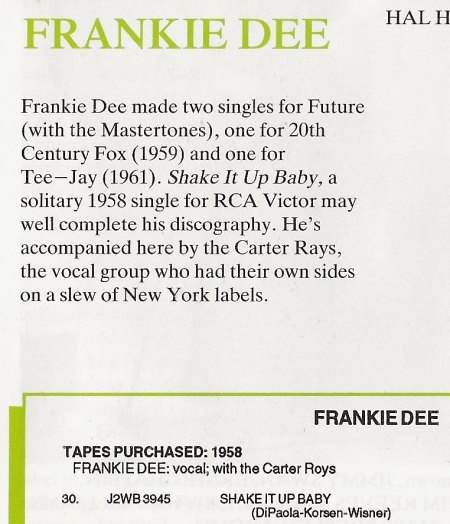 FRANKIE DEE