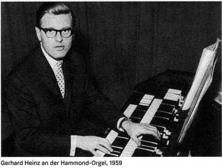 GERHARD HEINZ an der Hammondorgel
