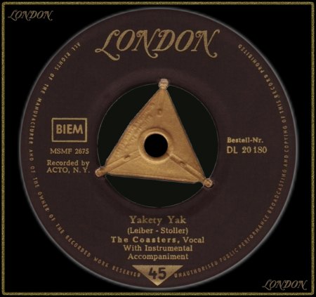 COASTERS - YAKETY YAK
