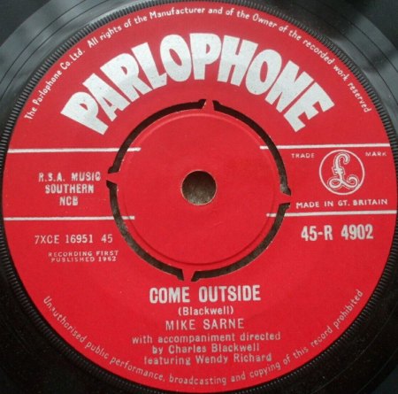 MIKE SARNE & THE INNOCENTS - Just Like Eddie