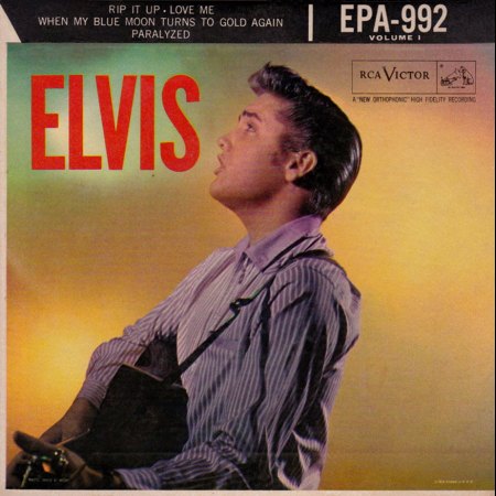 ELVIS PRESLEY RCA VICTOR EP EPA-992