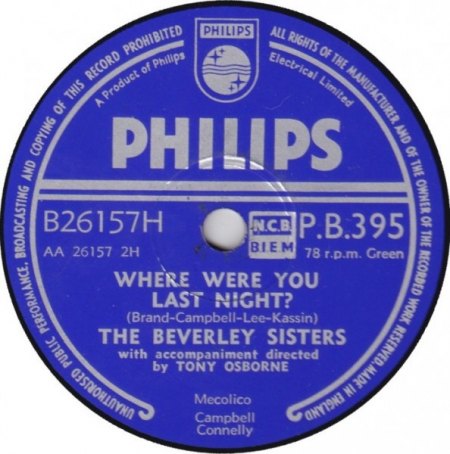 BEVERLEY SISTERS (UK)