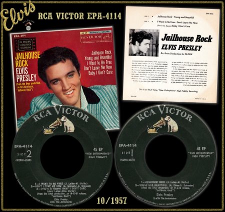 ELVIS PRESLEY RCA VICTOR EPA-4114