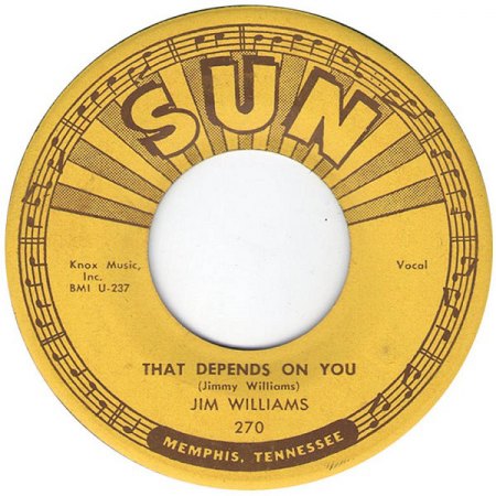 JIM, JIMMY oder JIMMIE WILLIAMS