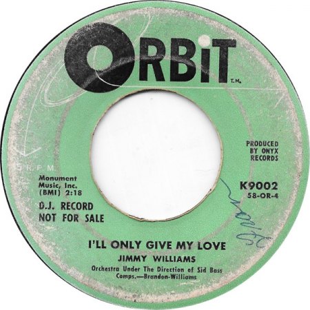 JIM WILLIAMS - JIMMY WILLIAMS