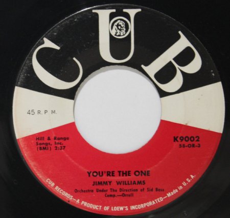 JIM WILLIAMS - JIMMY WILLIAMS