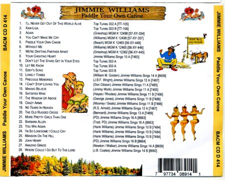 JIM, JIMMY oder JIMMIE WILLIAMS