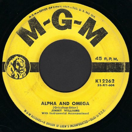 JIM, JIMMY oder JIMMIE WILLIAMS