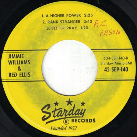 JIM, JIMMY oder JIMMIE WILLIAMS