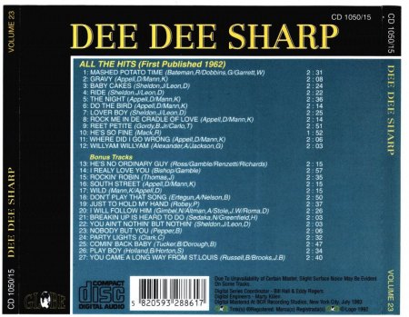 DEE DEE SHARP in den USA