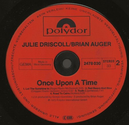 JULIE DRISCOLL & BRIAN AUGER & THE TRINITY
