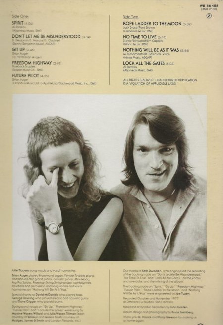 JULIE DRISCOLL & BRIAN AUGER & THE TRINITY