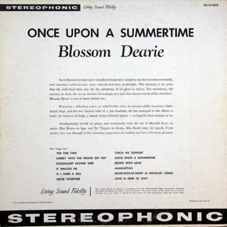 BLOSSOM DEARIE