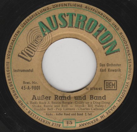 The ROCK AND ROLL-BAND  - Außer Rand und Band