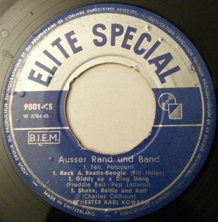 The ROCK AND ROLL-BAND  - Außer Rand und Band