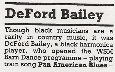 DEFORD BAILEY