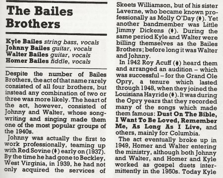BAILES BROTHERS