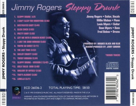 JIMMY ROGERS (R & B, Blues)