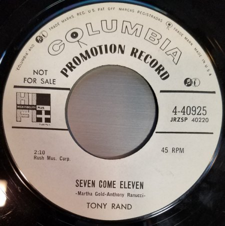TONY RAND, LEE RANDY & LEE RAND