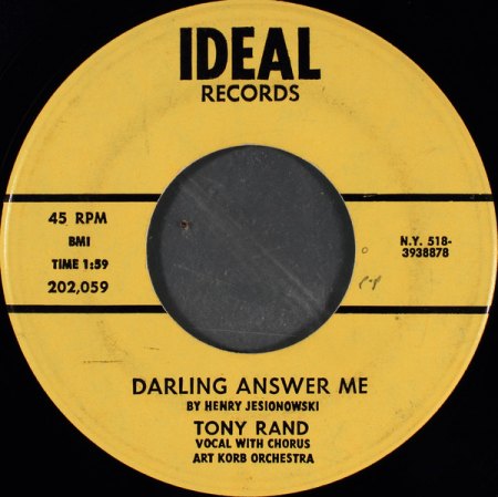 TONY RAND, LEE RANDY & LEE RAND