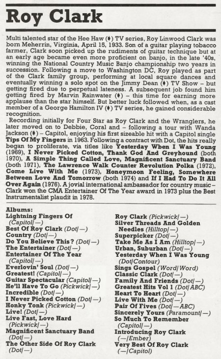 ROY CLARK