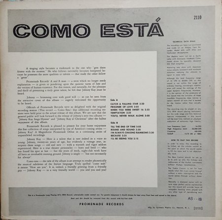 PROMENADE (USA) - LP-Serie "8 Full Lenght Hits"