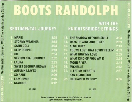 BOOTS RANDOLPH