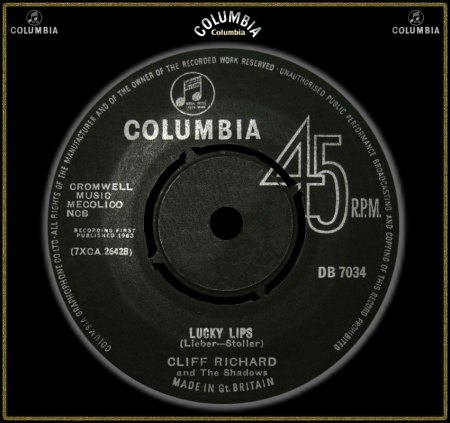 CLIFF RICHARD - LUCKY LIPS
