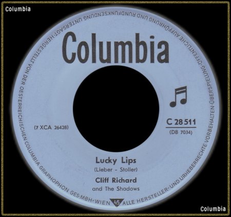 CLIFF RICHARD - LUCKY LIPS