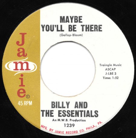 BILLY & THE ESSENTIALS