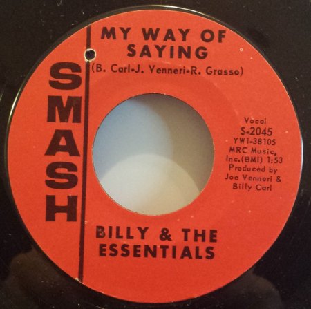 BILLY & THE ESSENTIALS