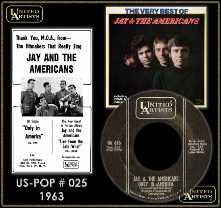JAY & THE AMERICANS - ONLY IN AMERICA