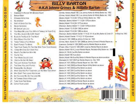BILLY BARTON